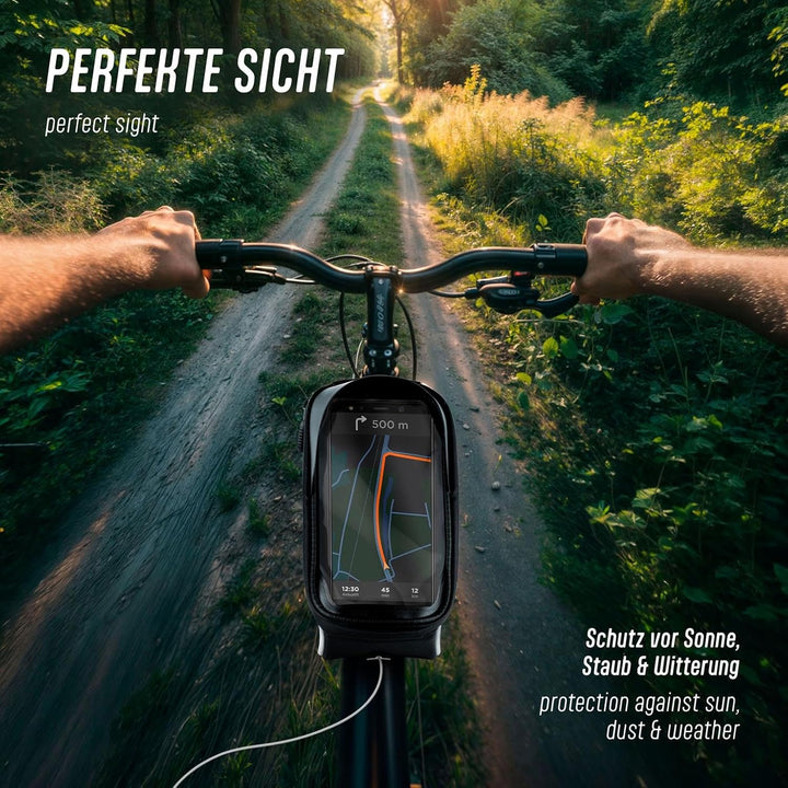 ONEFLOW Premium Handyhalterung Fahrrad Rahmentasche Wasserdicht für alle Samsung Serien | Handyhalte