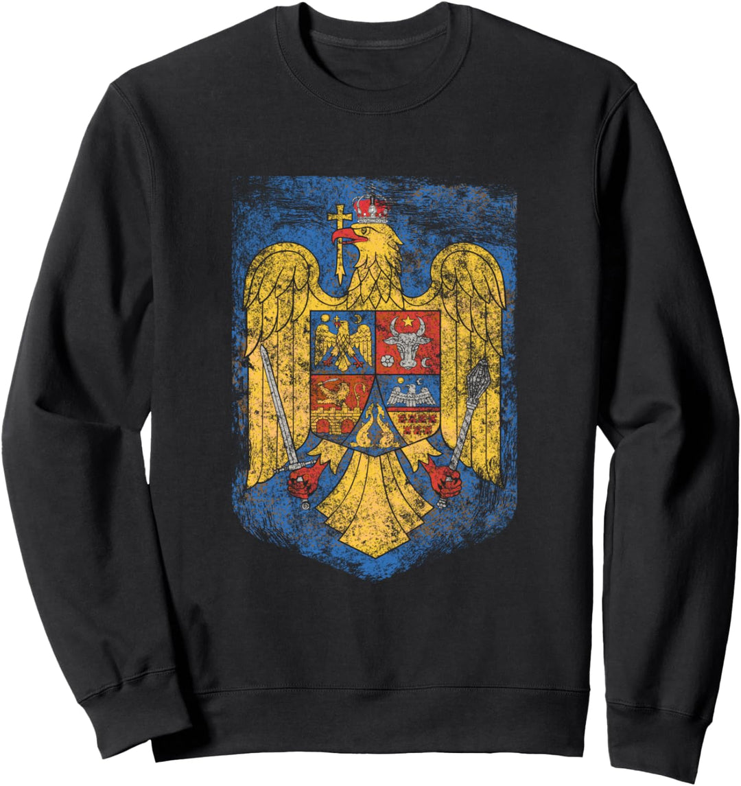 Romanian Pride Coat - of arms of Romania Heritage celtic Sweatshirt