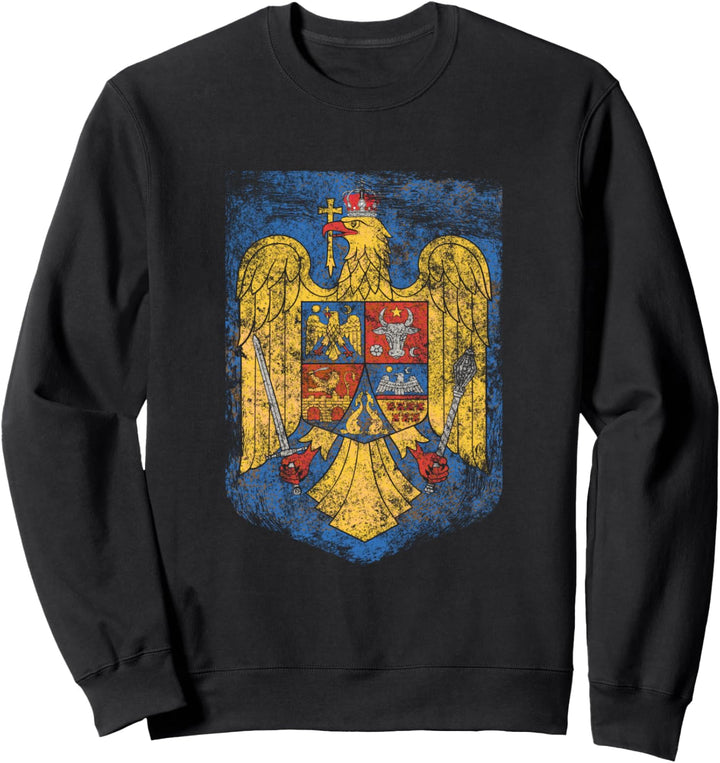Romanian Pride Coat - of arms of Romania Heritage celtic Sweatshirt