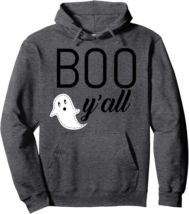Trendy Boo Y'all Ghost Halloween Pullover Hoodie