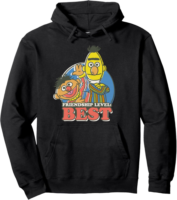 Sesame Street Bert & Ernie Friendship Level: Best Pullover Hoodie