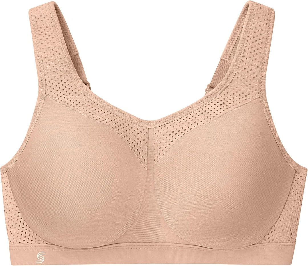 Glamorise Wonderwire 9066 Damen-Sport-BH, Übergrösse, hohe Belastung, mit Bügel 70G Haut, 70G Haut