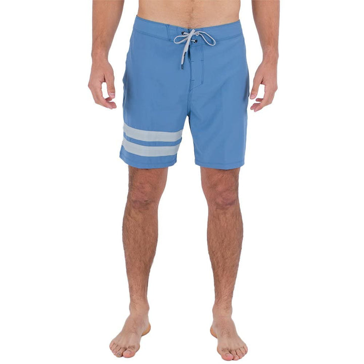 Hurley Herren Block Party 18' Badeshorts für Herren, Deep Aqua