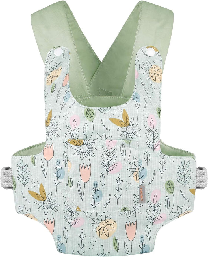 GAGAKU Puppentrage Puppenzubehör Babypuppentrage Kuscheltierträger mit verstellbaren Trägern für Kin