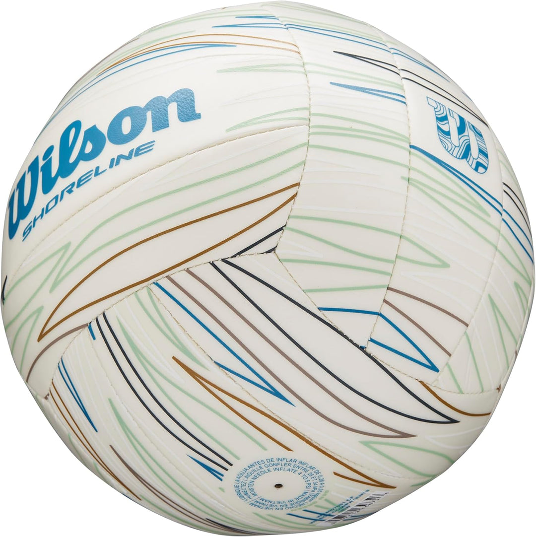 Wilson Outdoor-Freizeit-Volleyball, offizielle Grösse Gen Green White/Blue, Gen Green White/Blue