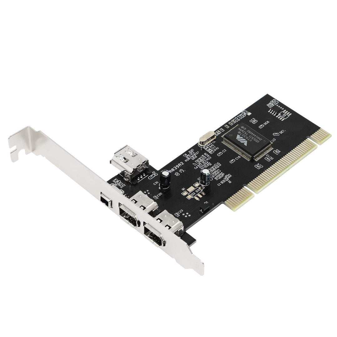 CERRXIAN 3 Port IEEE 1394 Firewire Card PCI Firewire Adapter IEEE 1394 PCI Controller Card for Deskt