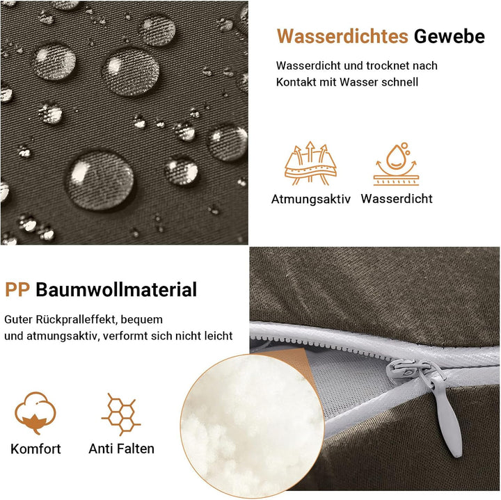 Kissen Hängesessel Schaukelstuhl Outdoor: Modern Hängeschaukel Pad Polyester Sitzkissen Weich Wasser