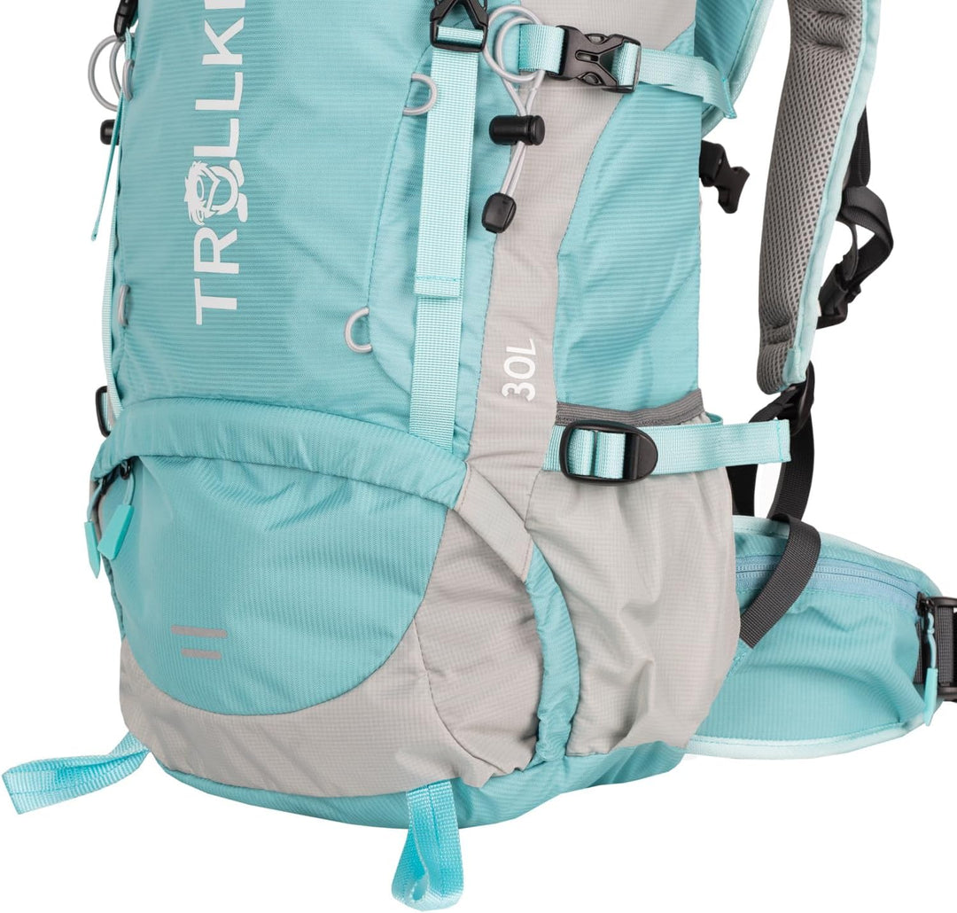 Trollkids Kids Trolltunga Pack 30L grey, One Size Grau Mittelgrosse, Grau Mittelgrosse