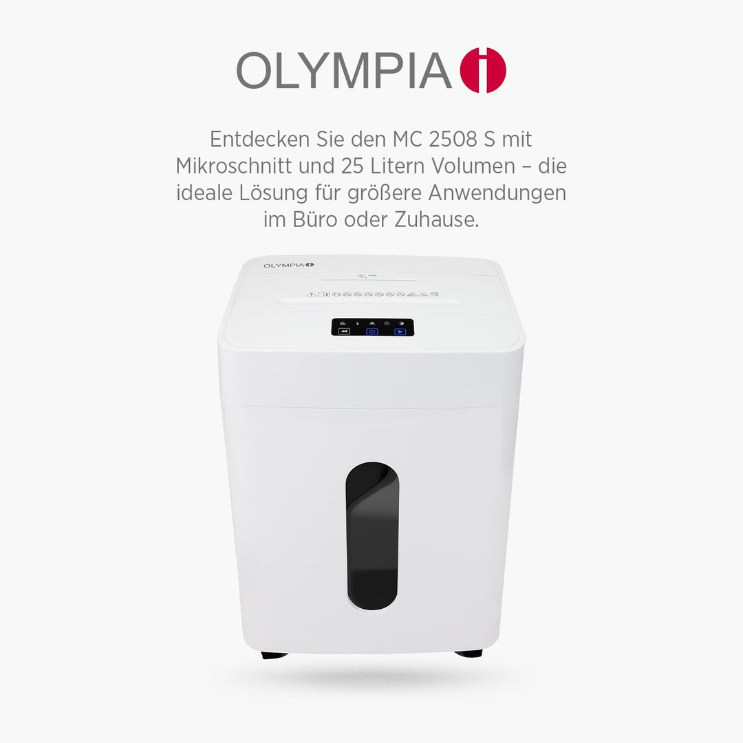 Olympia CC 2515 S Aktenvernichter | Papierschredder Aktenvernichter &amp; Paper Shredder für Dokumente,