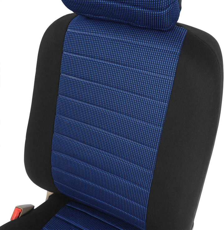 eSituro 2er Sitzbezüge Auto Autositzbezüge Vorne Autositzbezug für Auto Schonbezug Schoner aus Polye