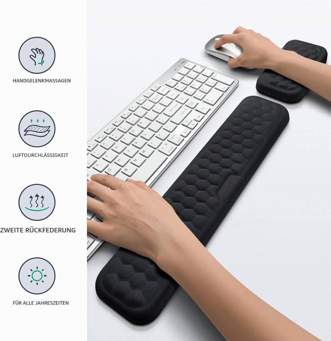 Handballenauflage, Handauflage Tastatur Verstellbare Handballenauflage Handgelenkauflage für Tastatu