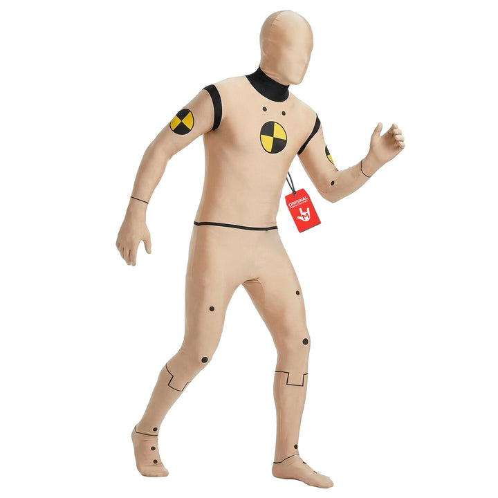 Morphsuits Offizielles Crash Test Dummy Kostüm, Kostüm Herren, Halloween, Halloween XXL, XXL