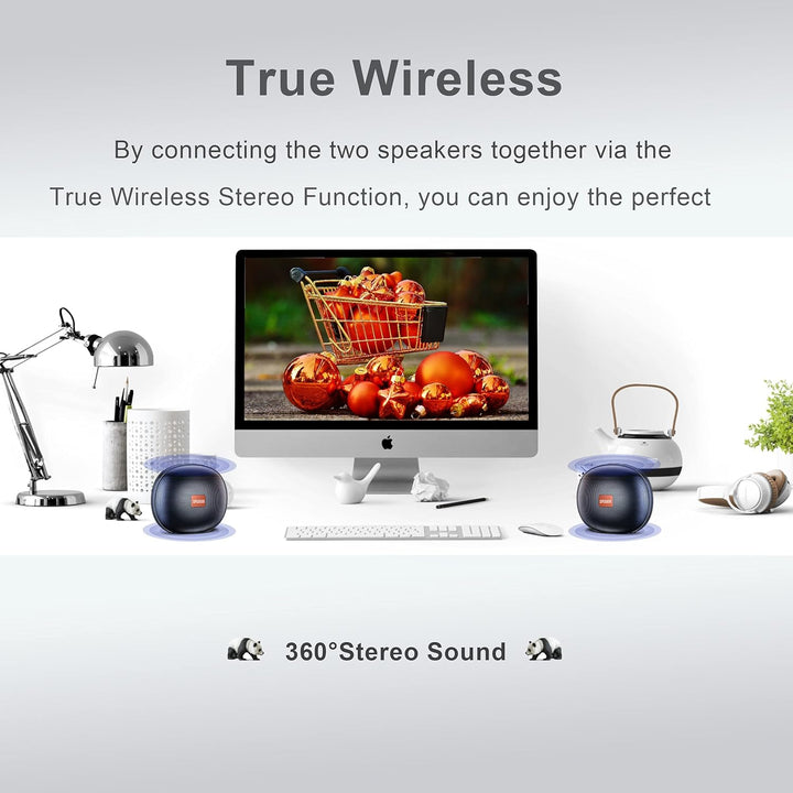 SENXINGYAN Bluetooth Lautsprecher, IPX6 Tragbarer Musikbox 360° HD-Stereo, Soundbox Mini Bluetooth L