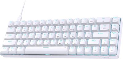 Dierya×TMKB T68se Gaming Mechanische Tastatur,60% Prozent Tastatur mit Brown Tactile Switch,Ultra-Co