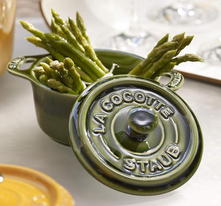 Cerâmica da Staub Mini Bratpfanne Redonda Verde