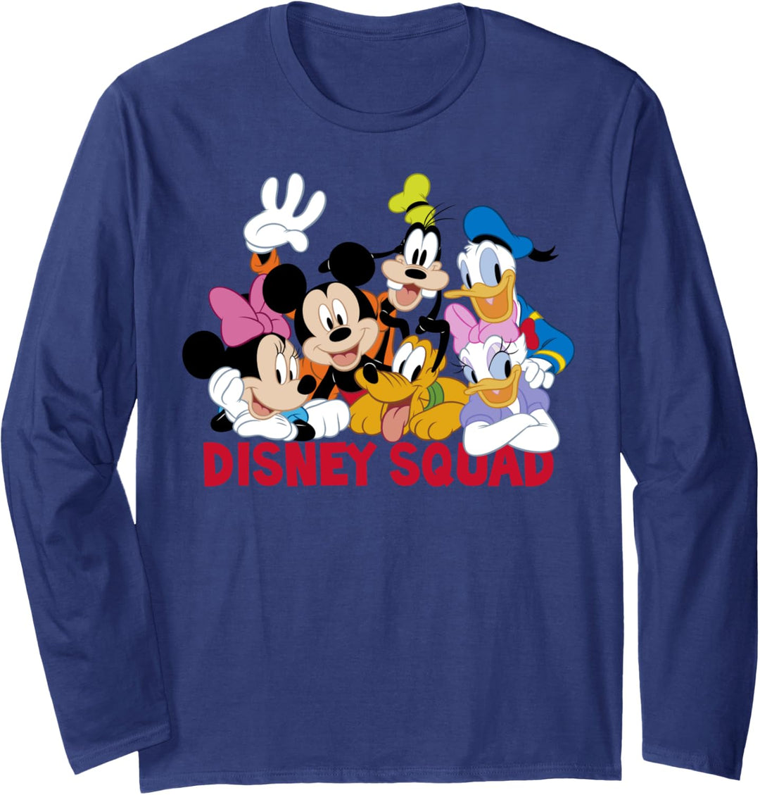 Disney Mickey And Friends Disney Squad Group Shot Langarmshirt