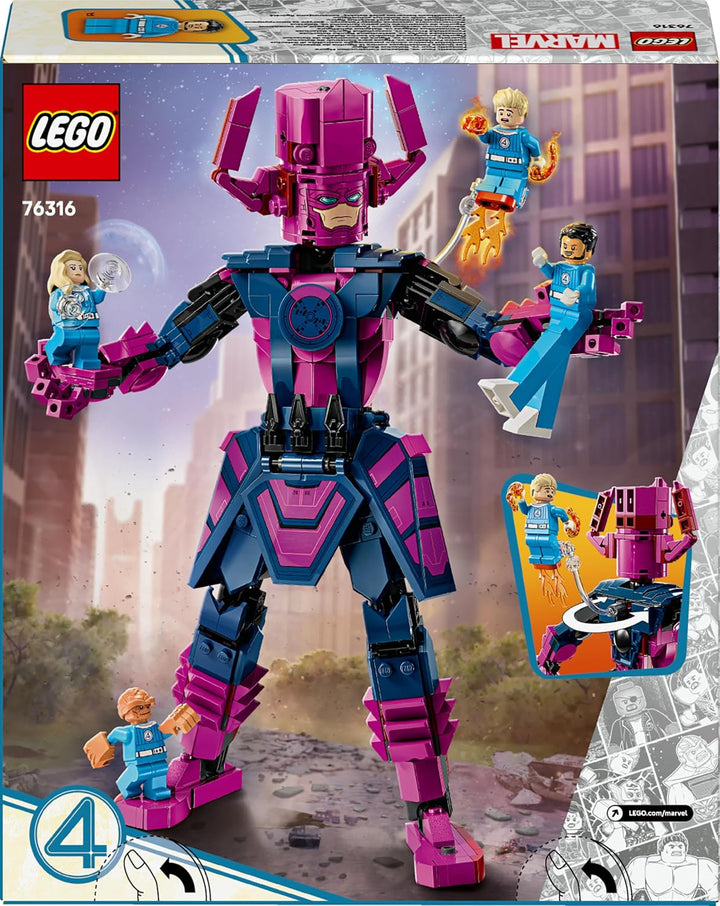 LEGO ǀ Marvel Fantastic Four vs. Galactus Baufigur - Bauset mit Superhelden - Spielset mit The Thing