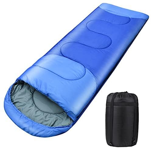 Schlafsack Outdoor für Camping 3 Jahreszeiten Erwachsene Schlafsack, 2 in 1 Funktion Deckenschlafsäc
