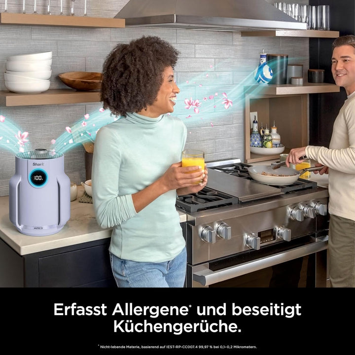 Shark NeverChange Luftreiniger für Allergiker, 23 m² Raumabdeckung, bis zu 5 Jahre, kompakter Luftfi