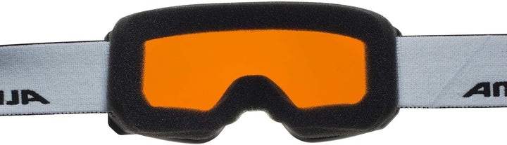 ALPINA SCARABEO JR. Q-LITE - Verspiegelte, Kontrastverstärkende OTG Skibrille Mit 100% UV-Schutz Für