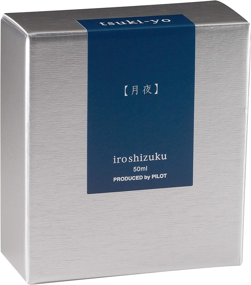 PILOT Iroshizuku 69205 Füllfederhalter-Tinte, Tsuki-Yo, Moonlight (Blaugrün), 50 ml Flasche, Blaugrü