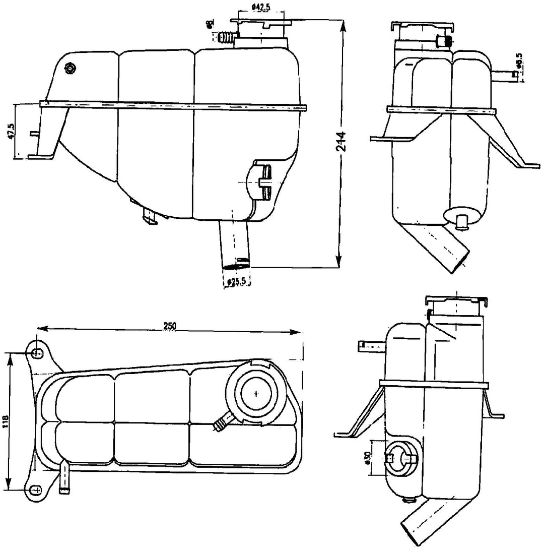 MAHLE CRT 121 000S Ausgleichsbehälter BEHR