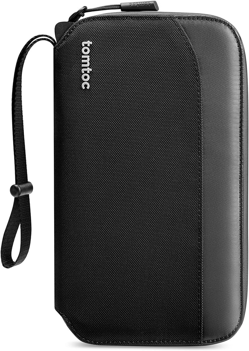 tomtoc Reisepass Tasche für 4-6 Reisepässe, Reisepasshülle Organizer Tasche Etui mit SIM-Kartenhalte