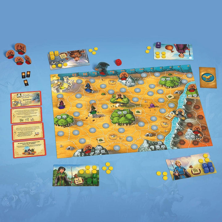 KOSMOS 698959 Andor Junior, Haltet zusammen und beschützt das Land Andor, kooperatives Kinderspiel a