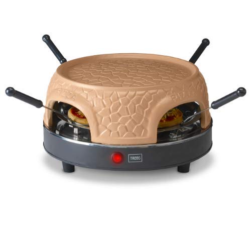 Trebs 99390 Pizzaofen für 4 Personen, Terracotta Flachkuppel 4 Personen, Flachkuppel 4 Personen