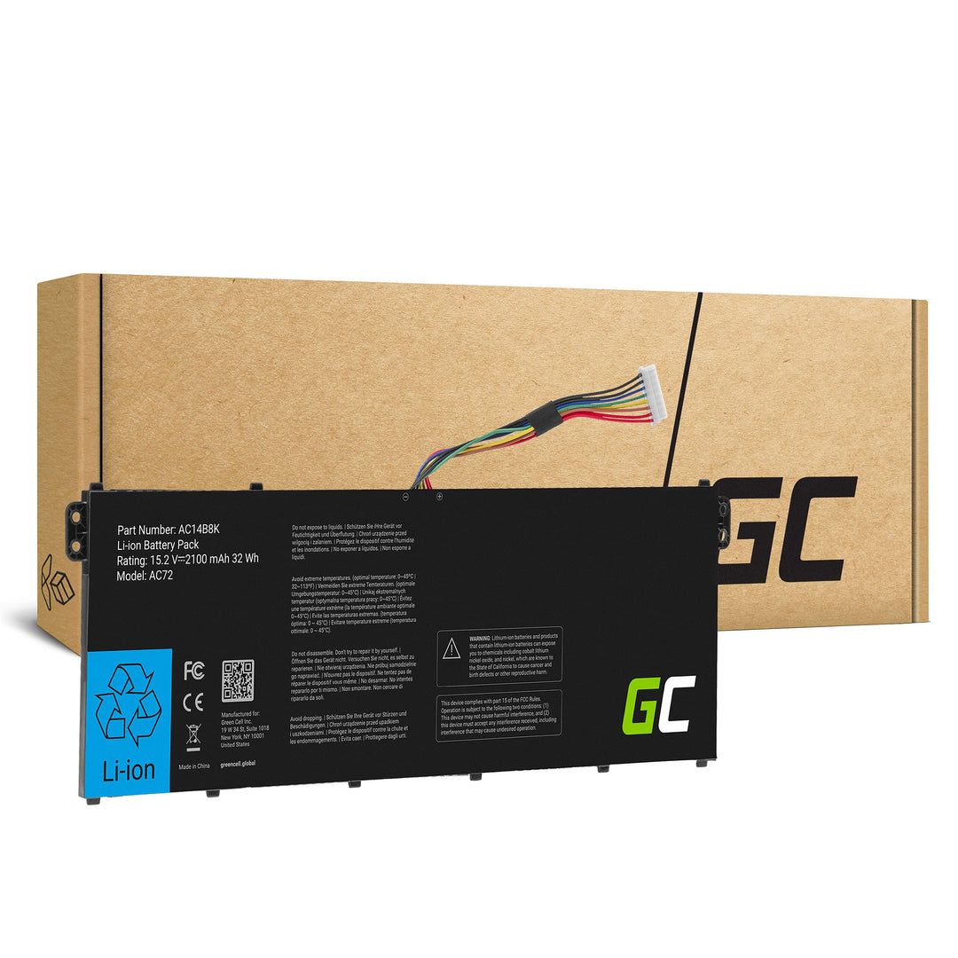 Green Cell® AC14B3K AC14B8K Laptop Akku für Acer Aspire 5 A515 A515-41G A515-51 A515-51G A515-52G A5