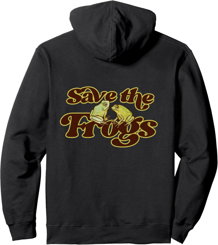 Save the Frogs Frösche sind niedlichen grünen Frosch Pullover Hoodie
