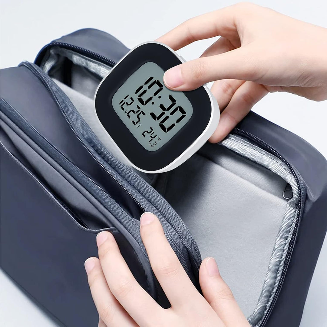 HOMVILLA Wecker Digital, Wecker Batteriebetrieben Bettseite - Tischuhren mit Temperaturanzeige, Schl