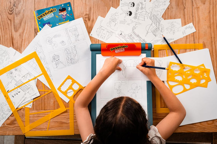 Dujardin Nathan - Zeichnung Manga, Zeichentablett für Kinder ab 9 Jahren, Leuchttafel zum Erstellen
