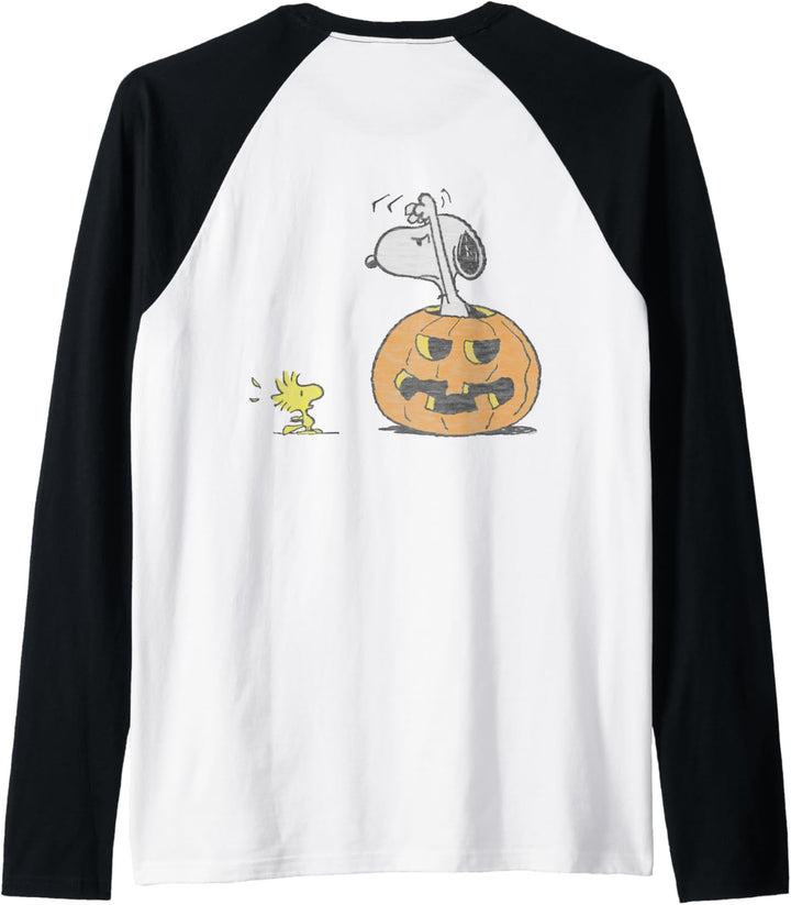 Peanuts Halloween Kürbis Boo Raglan