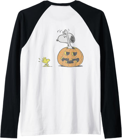 Peanuts Halloween Snoopy Woodstock Raglan