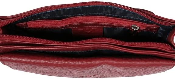 VOI Daisy Gürteltasche Leder Damen, Granat