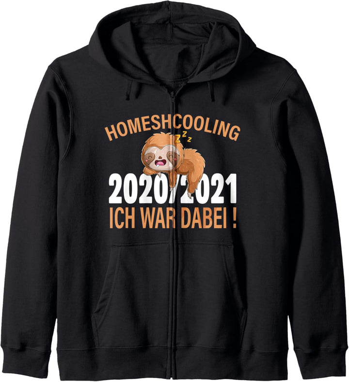 Homeschooling Schulkind Schüler Ich war dabei 20/21 Geschenk Kapuzenjacke