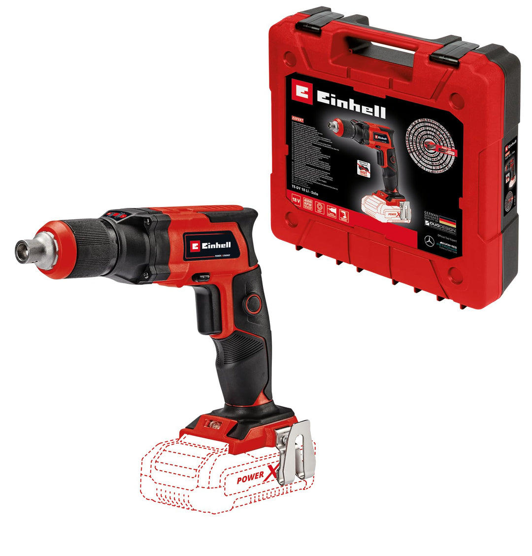 Einhell Akku-Trockenbauschrauber TE-DY 18 Li-Solo Power X-Change (Lithium-Ionen, 18 V, 4000 min-1, T