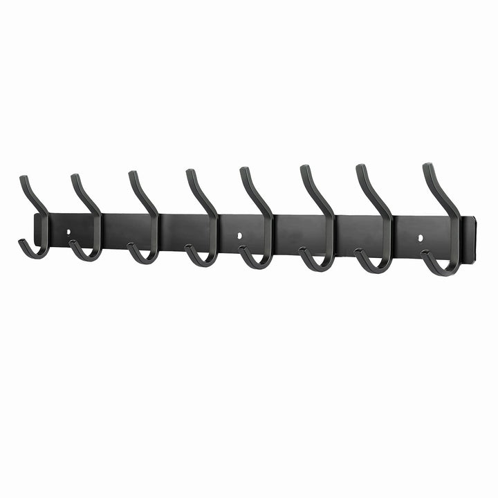 Garderobenhaken Edelstahl, Hakenleiste Kleiderhaken Wand mit 8 Haken, Garderobe Garderobenleiste Wan