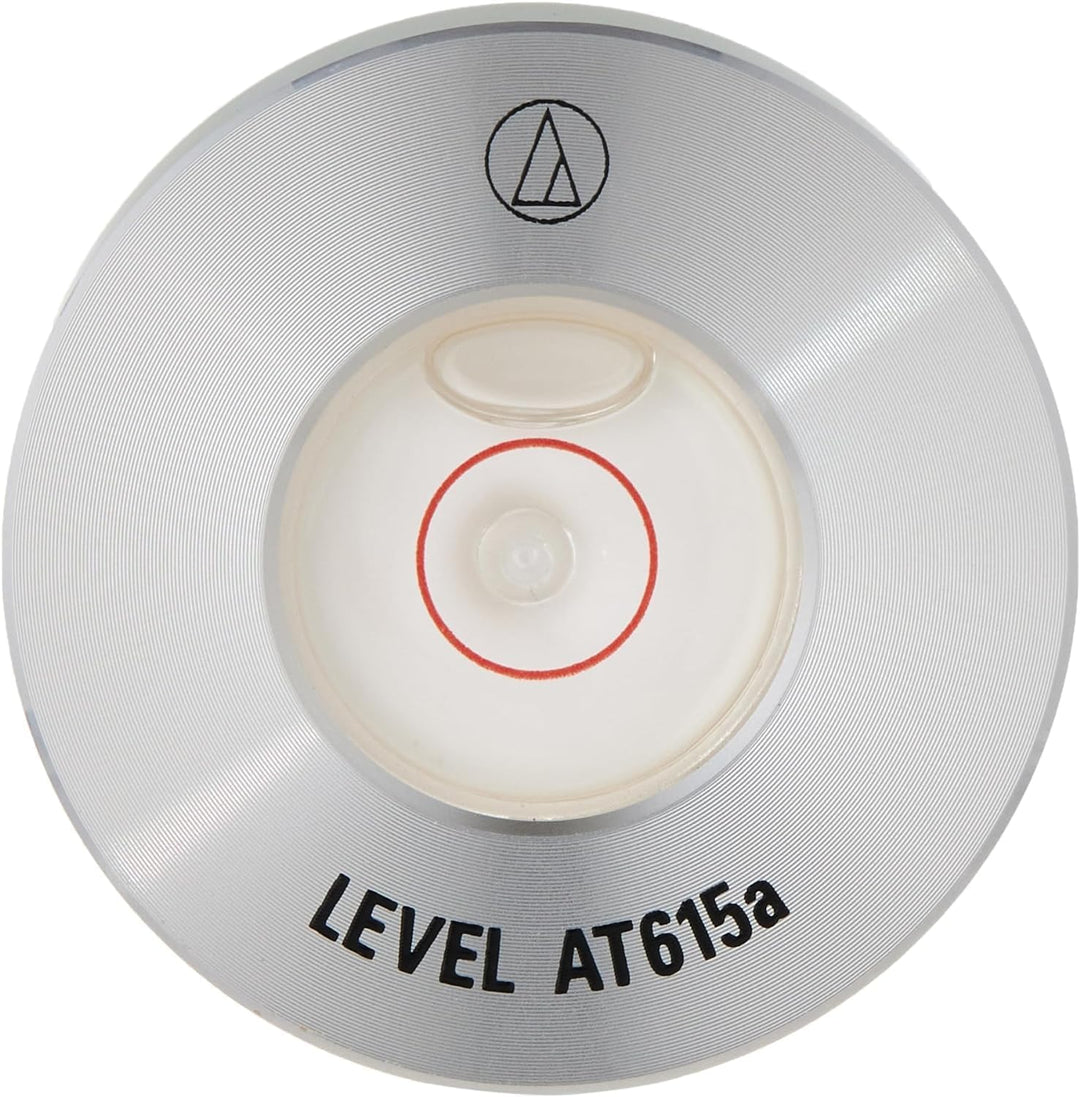 Audio-Technica AT615a Plattenspieler-Wasserwaage aluminiumfarben