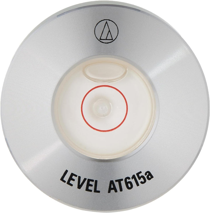 Audio-Technica AT615a Plattenspieler-Wasserwaage aluminiumfarben