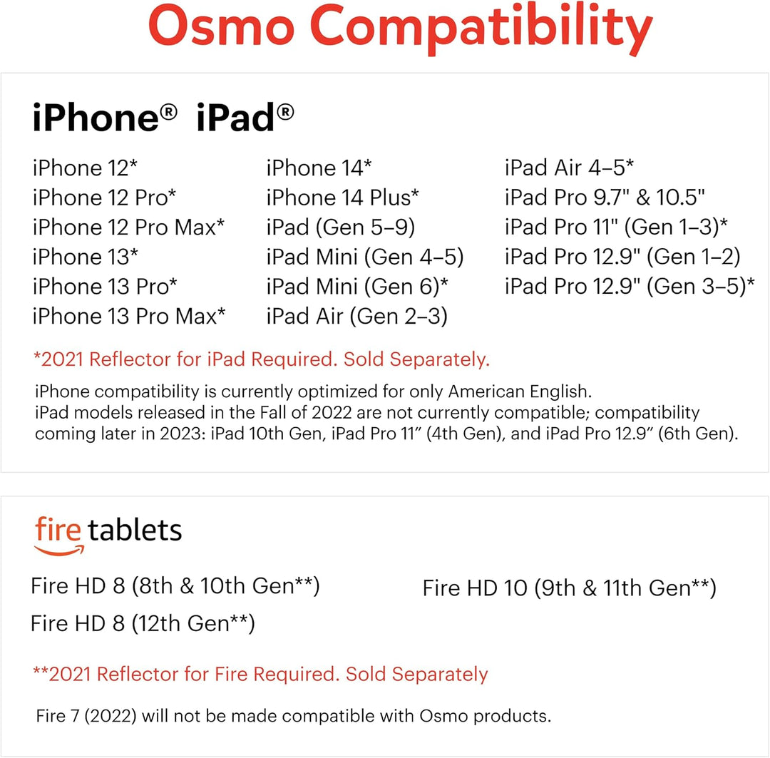 Osmo Geniale Wörter – Alter 6–10 Jahre – Interaktive Buchstabenerkennung, Telefonie, Sichtwörter &amp; R