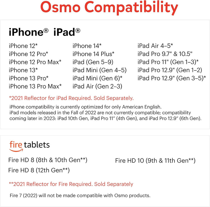 Osmo Geniale Wörter – Alter 6–10 Jahre – Interaktive Buchstabenerkennung, Telefonie, Sichtwörter &amp; R