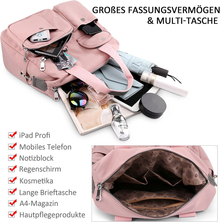 DORRISO Damen Handtasche Umhängetasche Schultertasche Casual Umhängetaschen Gross Kapazität Schulter