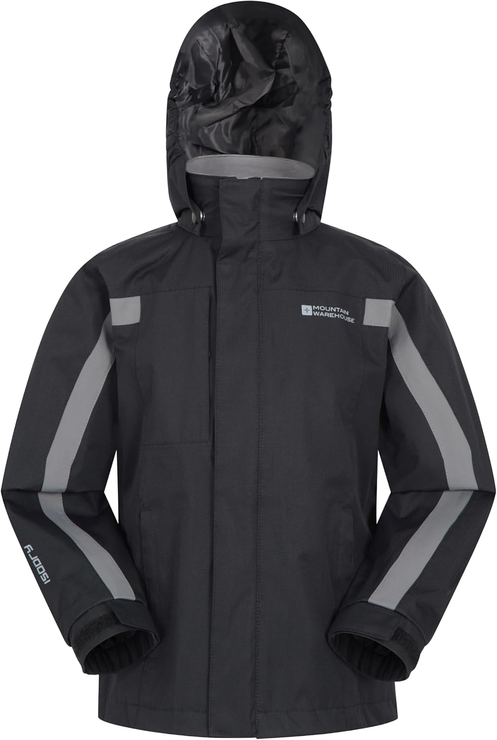 Mountain Warehouse Samson Jacke für Kinder - Regenjacke mit getapten Nähten, verstellbare Bündchen,