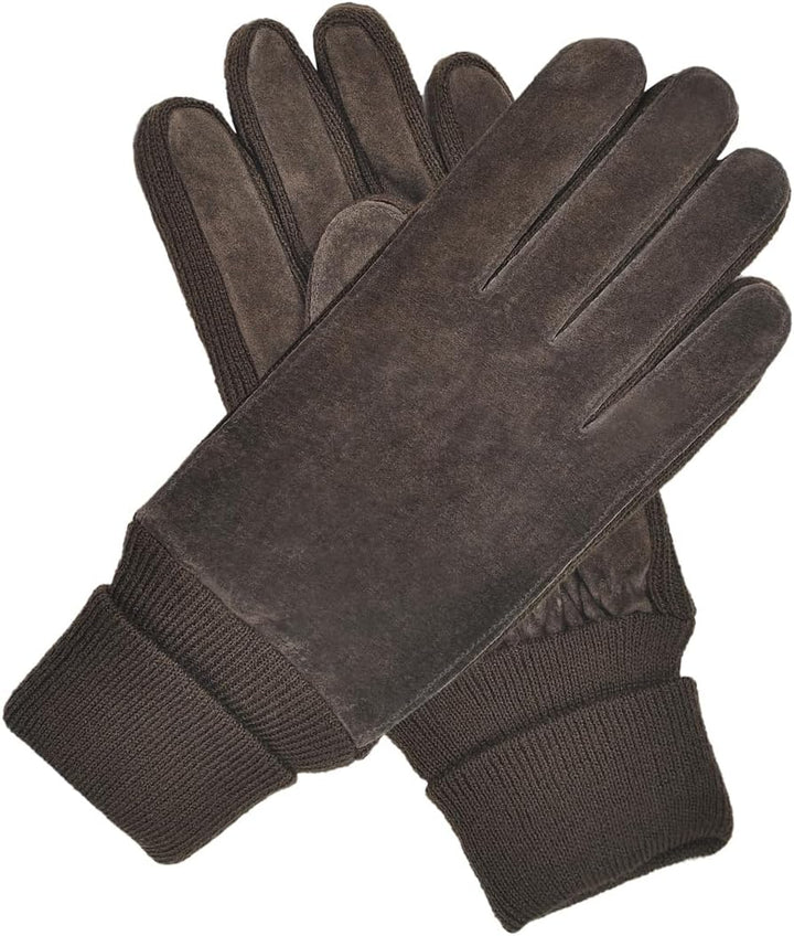 Harssidanzar Damen Winter Wildleder Handschuhe Thermal Wolle Fleece gefüttert Outdoor Wärme SL024EU