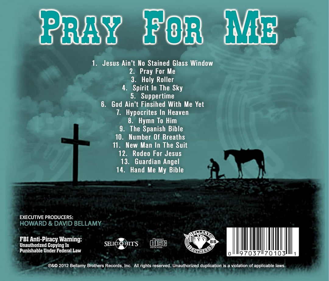 Pray for Me, Audio-CD