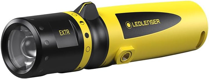 Ledlenser EX7R LED Taschenlampe, explosionsgeschützt, Arbeitsleuchte, fokussierbar, wiederaufladbar,