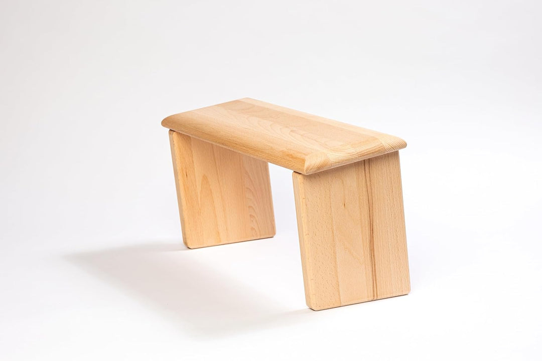 Generisch Meditationsbank - verschiedenen Höhen - Buche und Birke - handgefertigt Buche 42x16x23/21c