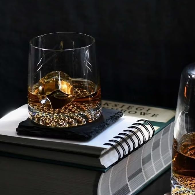 KIAPPO Whiskygläser - Gläser - Kristallgläser - Whiskybecher-Set - Gläser &amp; Trinkgeschirr - Cocktail